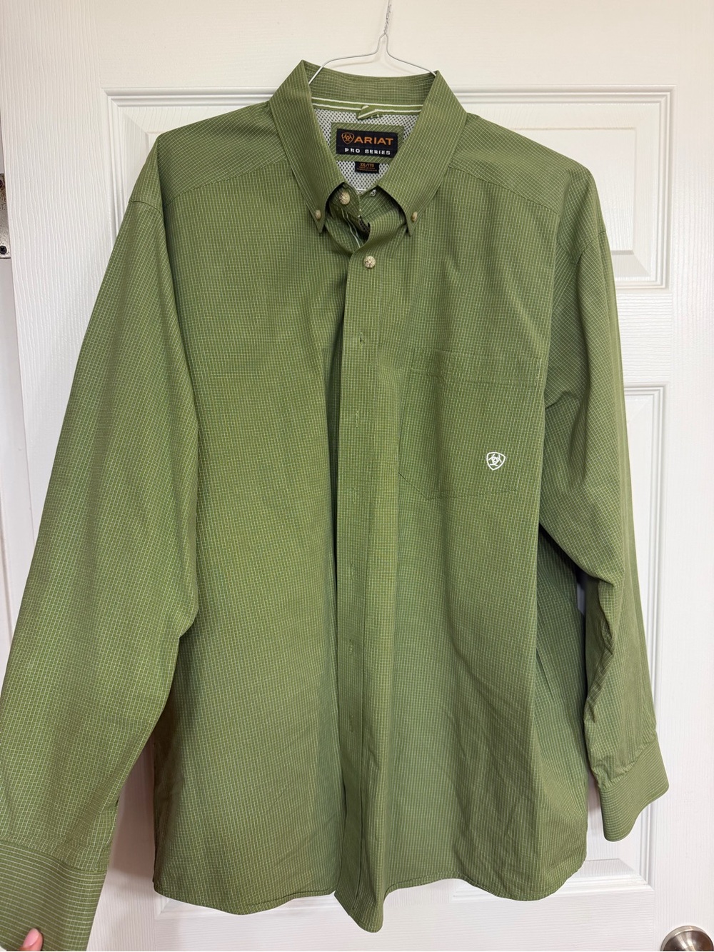 Ariat Men's Long Sleeve Button-Down Shirt - Olive